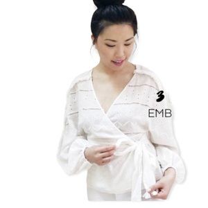 ZARA Embroidered Long sleeve‎ Shirt